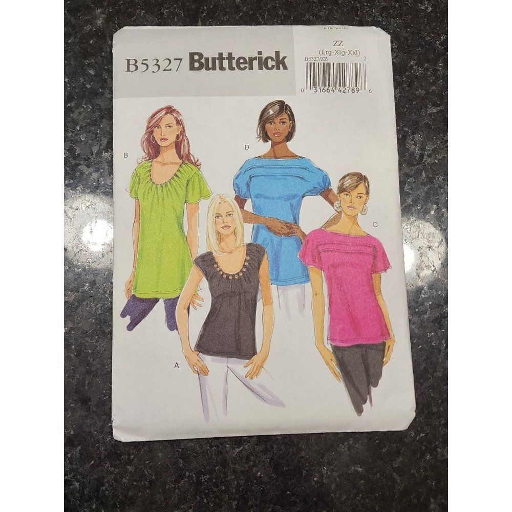 Butterick Sewing Pattern B5327 (L, XXL, XXXL)